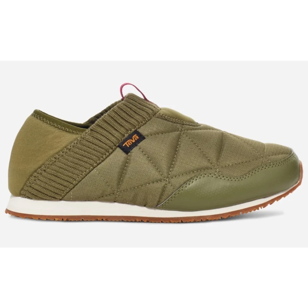 Teva Olive Green Slip-On Shoes with Pink Accent - Picture 9 of 10